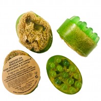 Sapone da Massaggio e Scrub Corpo con Luffa